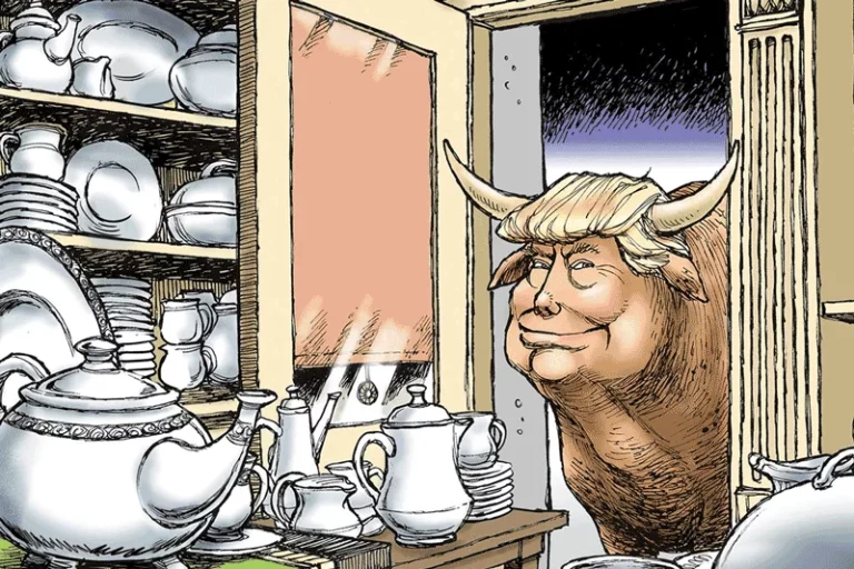 Бык по имени Трамп в лавке под названием Китай - изображение 1