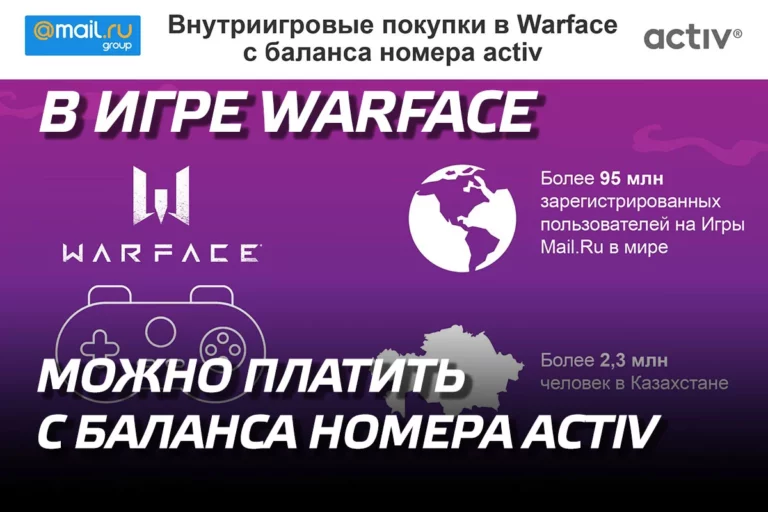 В игре Warface можно платить с баланса номера activ - изображение 1