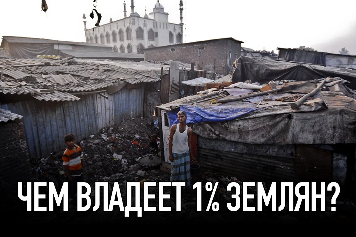 Изображение 1 для Чем владеет 1% землян?