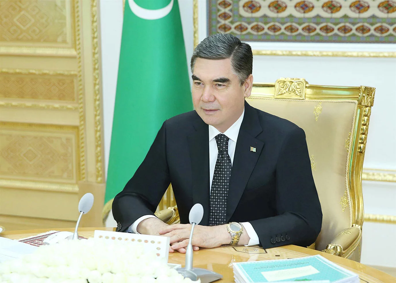 Изображение 1 для Президент Туркмении выразил готовность помочь Назарбаеву в борьбе с коронавирусом