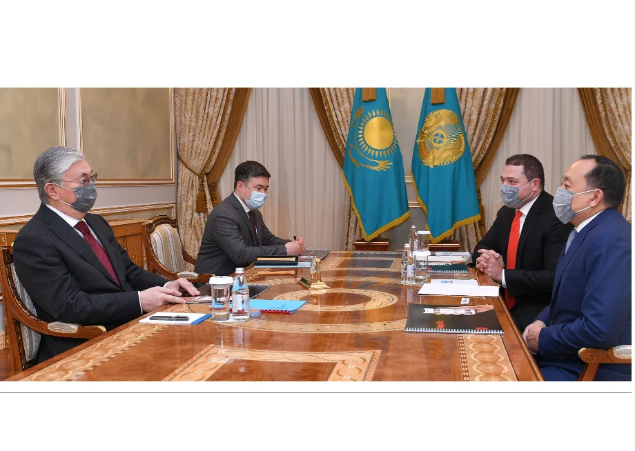 Изображение 1 для Основатели Kaspi.kz обсудили с президентом сферу применения безналичных платежей