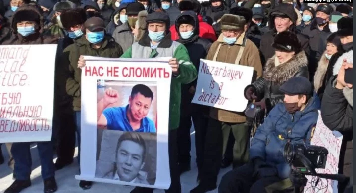 Изображение 1 для Во многих городах Казахстана прошли митинги