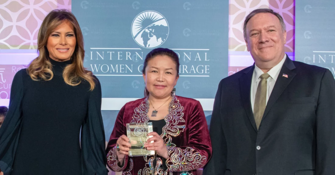 Изображение 1 для Казахская беженка из Китая удостоена почётной премии