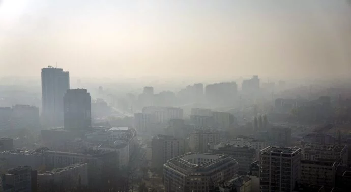 Изображение 1 для Павлодарскую область затянул смог от пожара в России