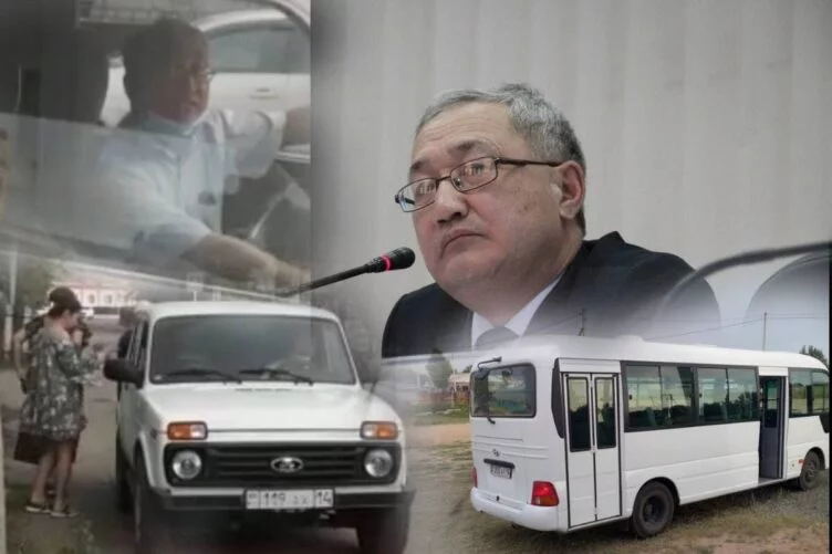 Изображение 1 для Аким привозил избирателей на служебном автомобиле в сельском округе Павлодара