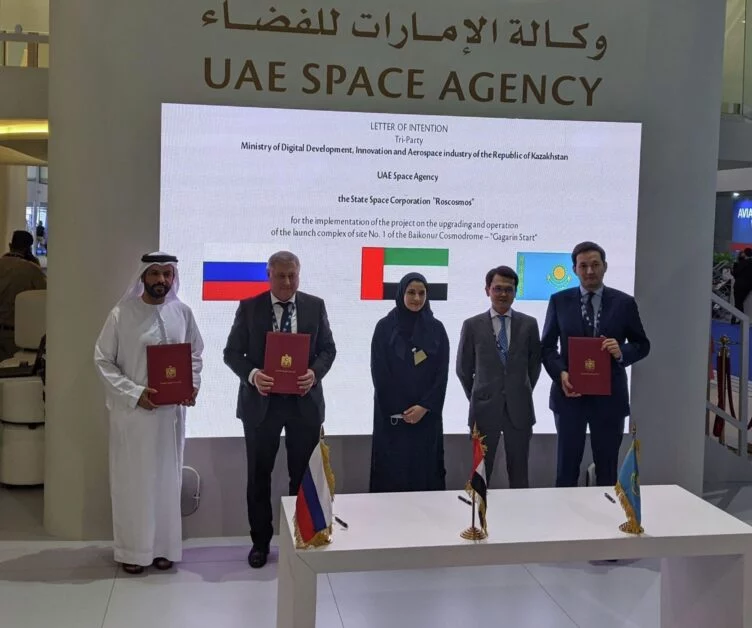 Изображение 1 для Казахстан, Россия и ОАЭ подписали проект о модернизации «Гагаринского старта»