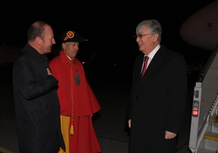 Изображение 1 для Токаев с официальным визитом прибыл в Швейцарию