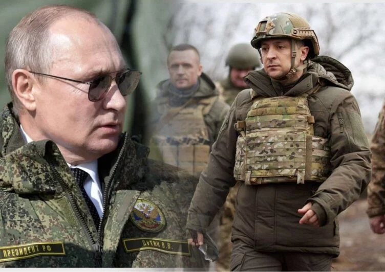 Изображение 1 для Украина президенті Владимир Зеленский халқына үндеу жасап, оларды «Ресей қаупі» деп аталатын жаңалыққа байланысты үрейленбеуге шақырды