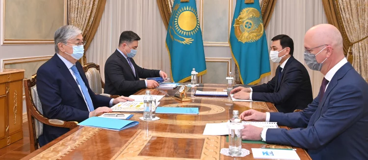 Изображение 1 для Тоқаев Роман Скляр мен елорда әкімін қабылдады