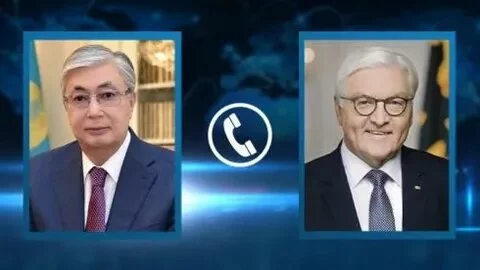 Изображение 1 для Токаев и Штайнмайер обсудили по телефону ситуацию вокруг Украины
