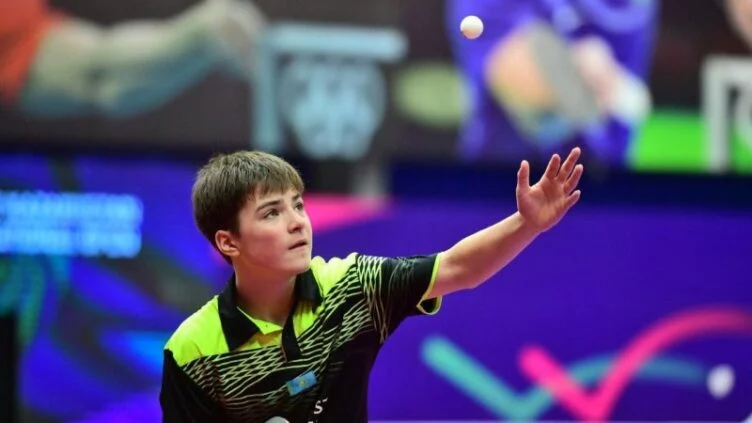 Президент поздравил 15-летнего призера чемпионата Азии по настольному теннису - изображение 1