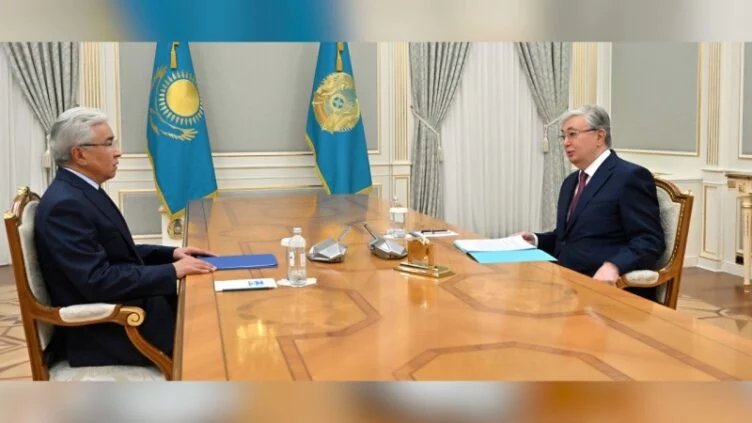 Тоқаев ҰҚШҰ Бас хатшысы Тасмағамбетовті қабылдады - изображение 1