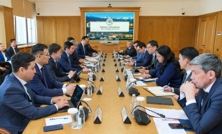 Аким Алматы встретился с председателем правления «Самрук-Казына» - изображение 1