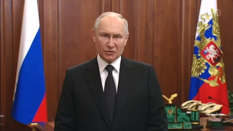 Изображение 1 для Путин о военном мятеже: «Это удар в спину по России»