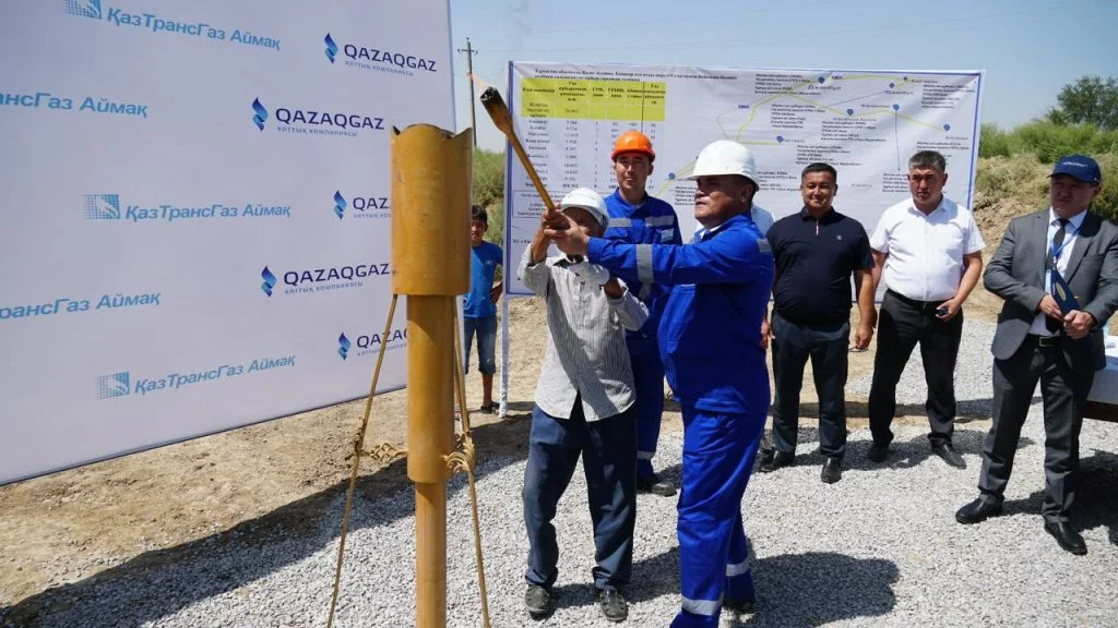 Изображение 3 для АО «КазТрансГаз Аймақ» подключило к природному газу два населенных пункта в Туркестанской области