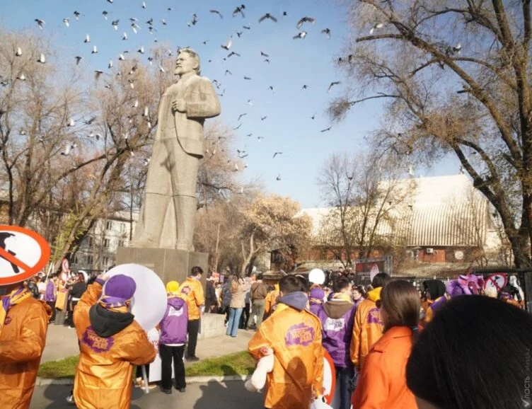 «Скажи нет миру животных»: в Алматы проходит акция против насилия - изображение 1