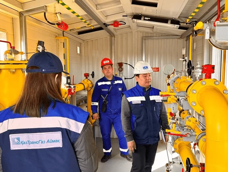 Изображение 2 для АО «КазТрансГаз Аймак» обеспечил природным газом стратегические источники тепла столицы