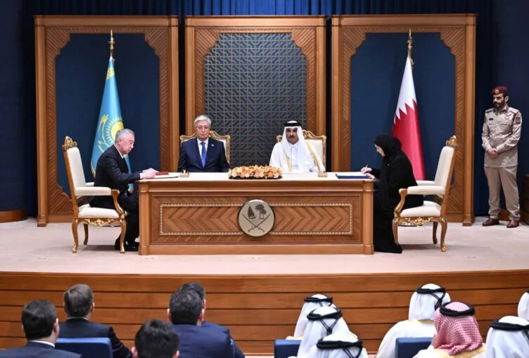 Какие документы были подписаны по итогам переговоров Токаева и эмира Катара - изображение 1