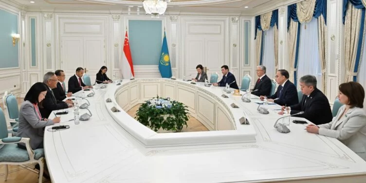 Токаев принял спикера парламента Сингапура Сеа Киань Пена - изображение 1