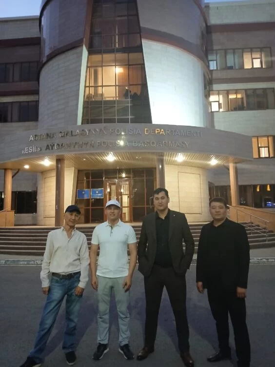 Заявление в отношении Скляра и Шарлапаева сразу списали в наряд, а подавшего заявление активиста Турымбетова оштрафовали на 185 тысяч тенге - изображение 1