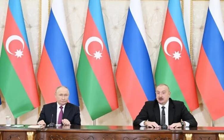 Путин и Алиев подписали совместную декларацию президентов в Баку - изображение 1