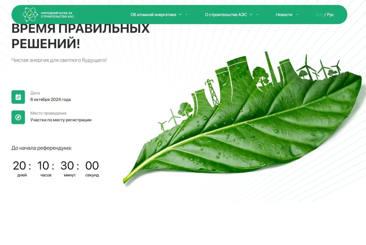 Запущен официальный сайт Народного штаба за АЭС - изображение 1