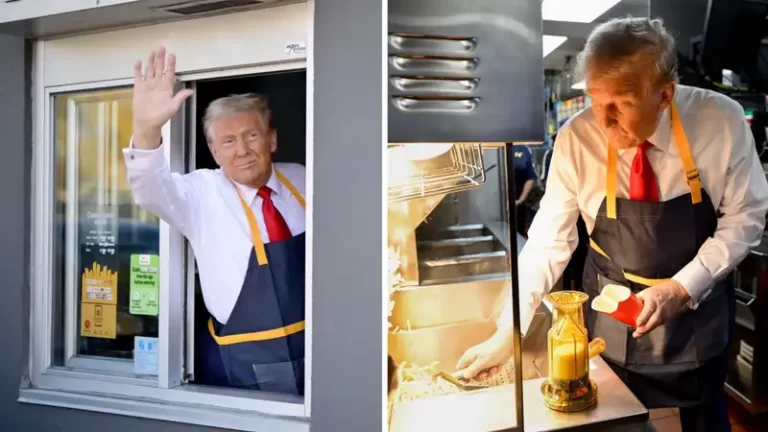 Дональд Трамп поработал в McDonald’s - изображение 1