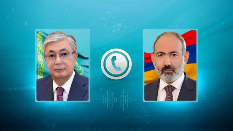 Глава государства провел телефонный разговор с Премьер-министром Армении Николом Пашиняном - изображение 1