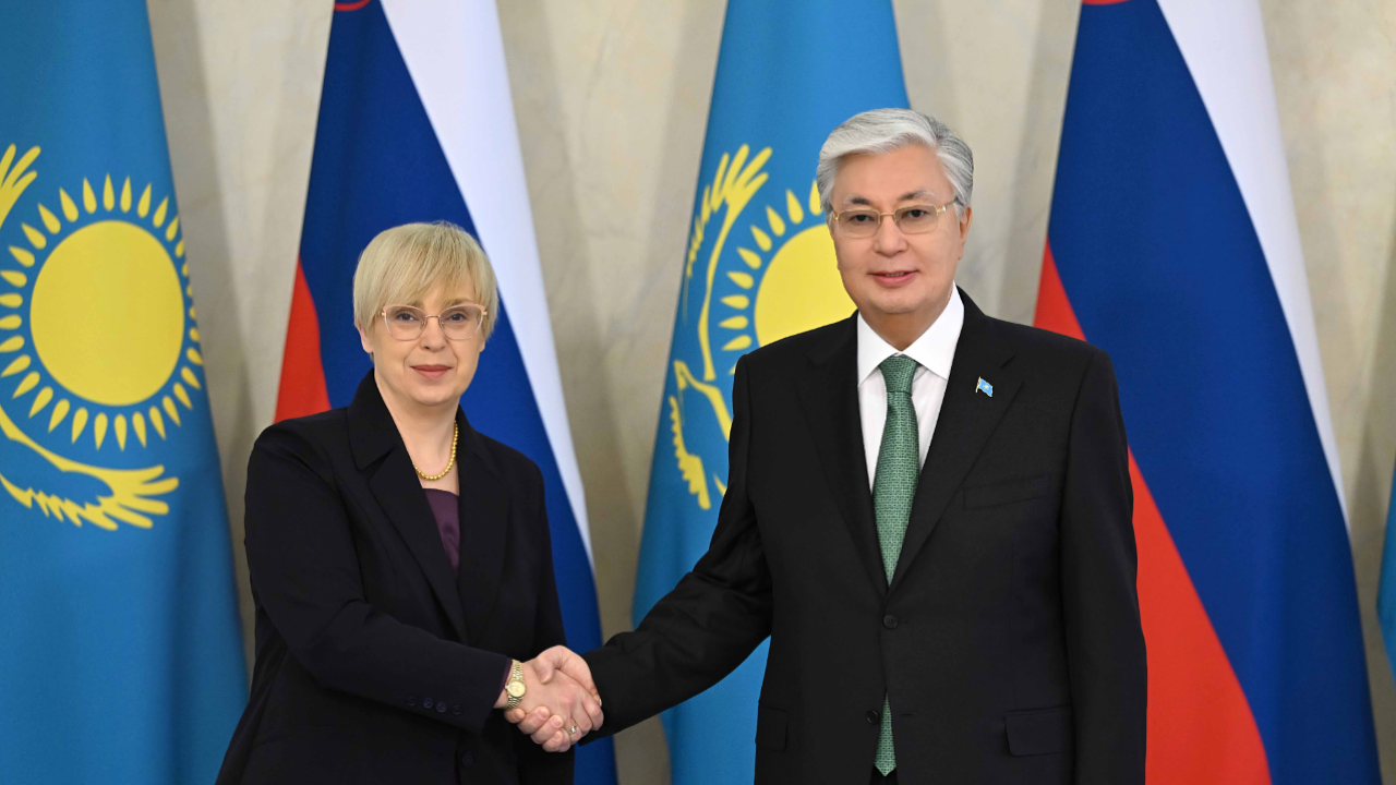 Изображение 1 для Токаев обсудил с президентом Словении дальнейшее партнёрство