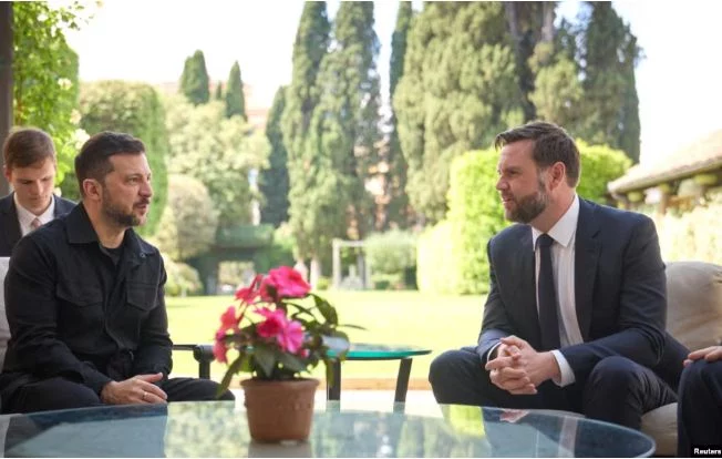 Зеленский, Вэнс и Рубио встретились впервые после перепалки в Белом доме - изображение 1