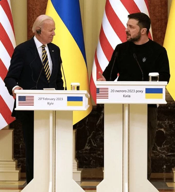 Байден Киевке келіп, Украина халқына қолдау білдірді - изображение 1