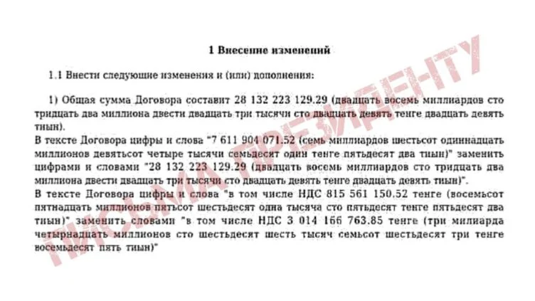 Акимат Алматинской области увеличил сумму госконтракта, связанного с семьёй Назарбаева, почти в четыре раза - изображение 1