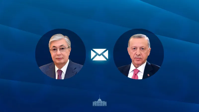 Изображение 1 для Касым-Жомарт Токаев поздравил президента Турции