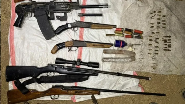 Пехотный огнемет, автоматы Калашникова, пистолеты изъяли в Астане и Алматы - изображение 1