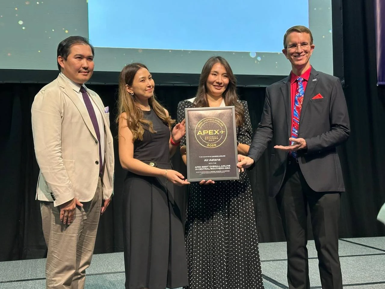Изображение 1 для Air Astana вновь признана лучшей авиакомпанией Центральной Азии по версии APEX 2026