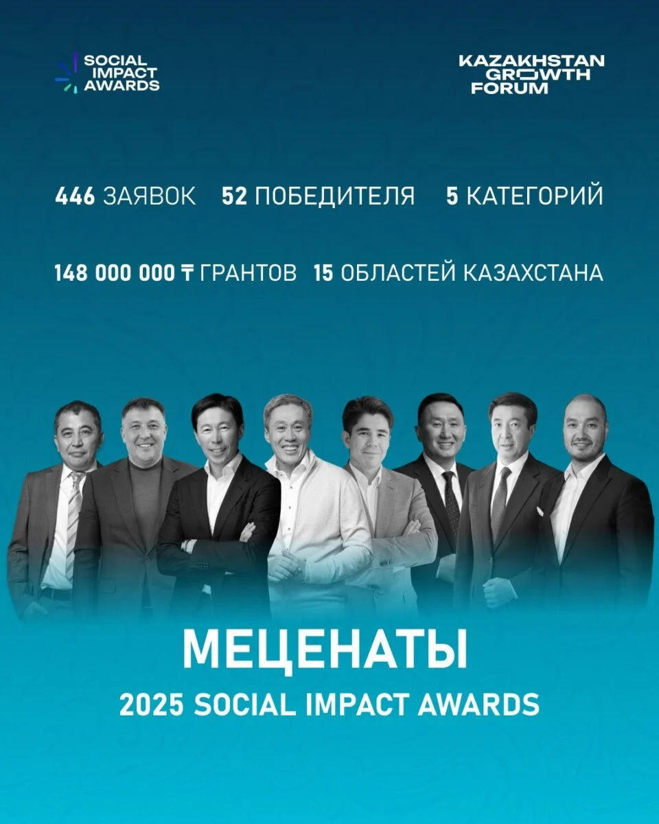 Изображение 1 для Social Impact Awards: вклад в будущее Казахстана