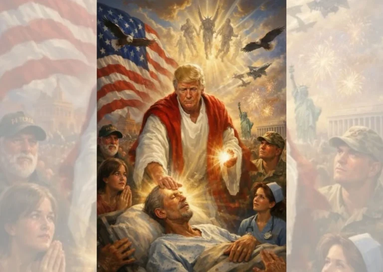 Трамп удалил своё «божественное» изображение - изображение 1