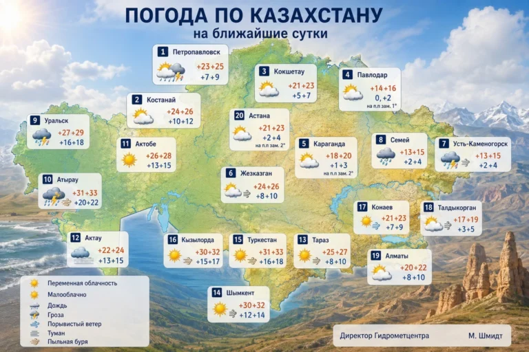 Водителям осторожнее: туман в Актау и сильный ветер на западе - изображение 1
