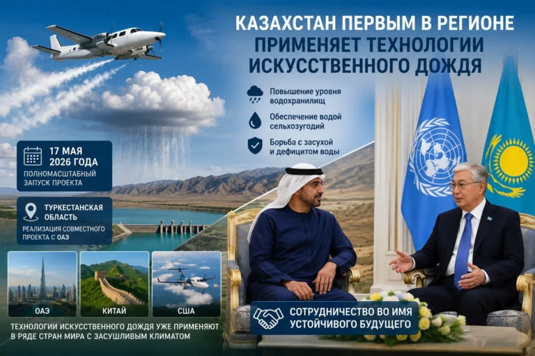 Искусственный дождь будет в Казахстане - изображение 1