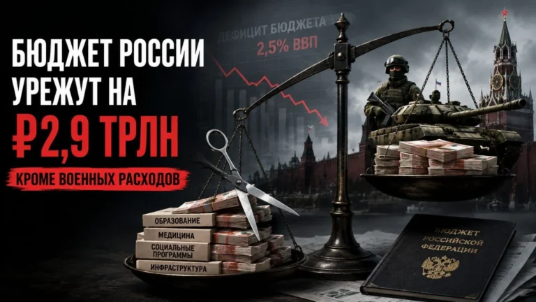 Бюджет России урежут на ₽2,9 трлн, но войну не трогают - изображение 1