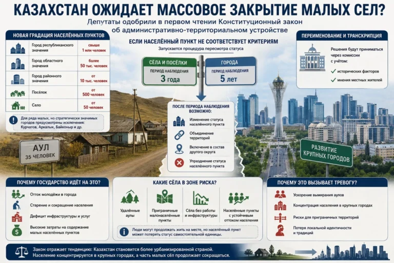 Казахстан ожидает массовое закрытие малых сел? - изображение 1