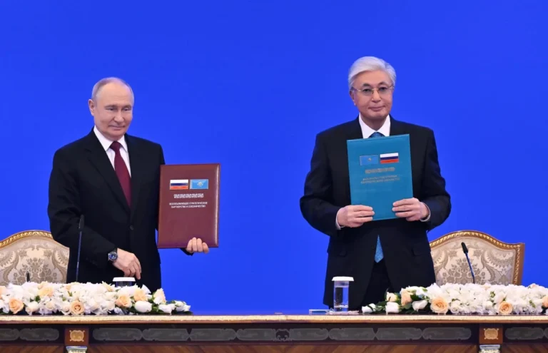 Путин и Токаев приняли документ об основах добрососедства двух стран - изображение 1