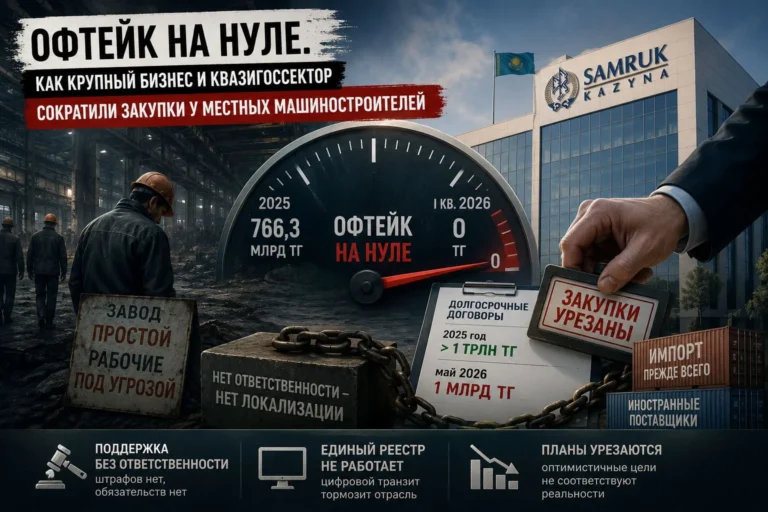 Самрук-Казына сорвали импортозамещение в машиностроении - изображение 1