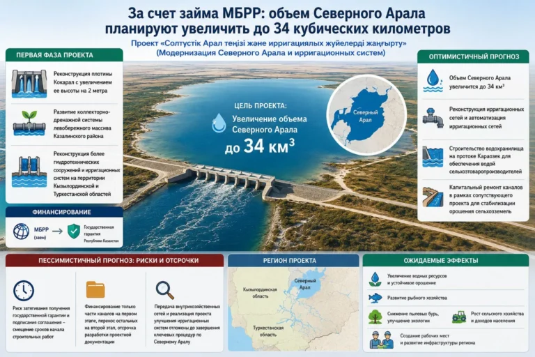 Объём Северного Арала планируют увеличить за счёт займа МБРР - изображение 1