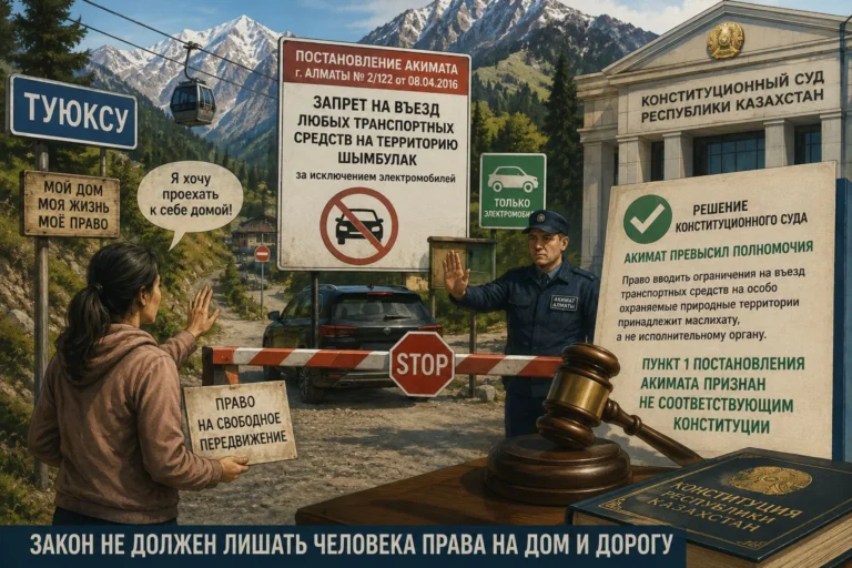 Акимат Алматы превысил полномочия, запретив проезд жителям Туюксу - изображение 1