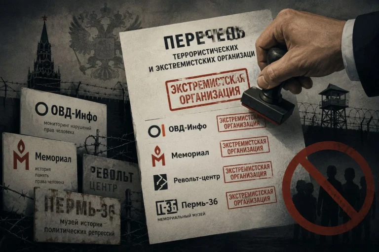 В России правозащитный проект ОВД-Инфо и «Мемориал» включили в список экстремистских организаций - изображение 1