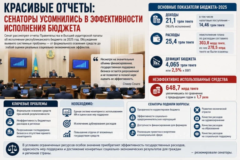 Бюджет-2025: 648 млрд тенге признали неэффективными - изображение 1