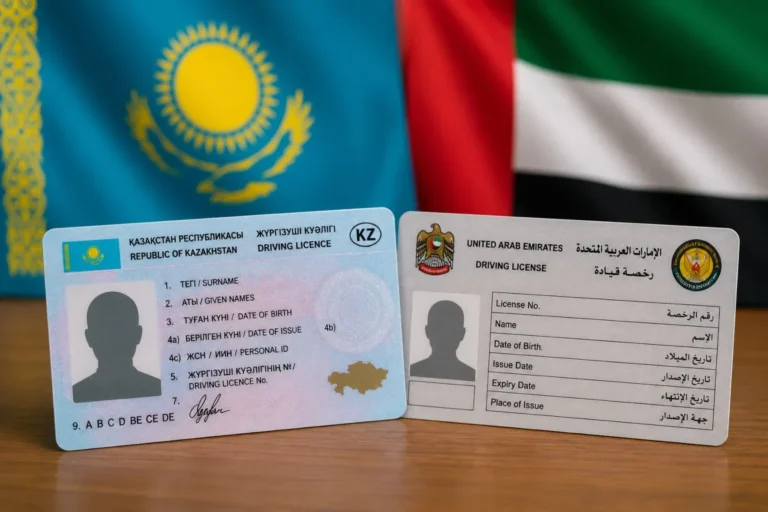Казахстанские водительские права начали действовать в ОАЭ - изображение 1