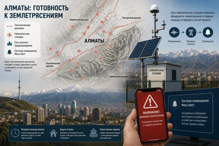 Землетрясение в Алматы: карта разломов, станции и слухи - изображение 1