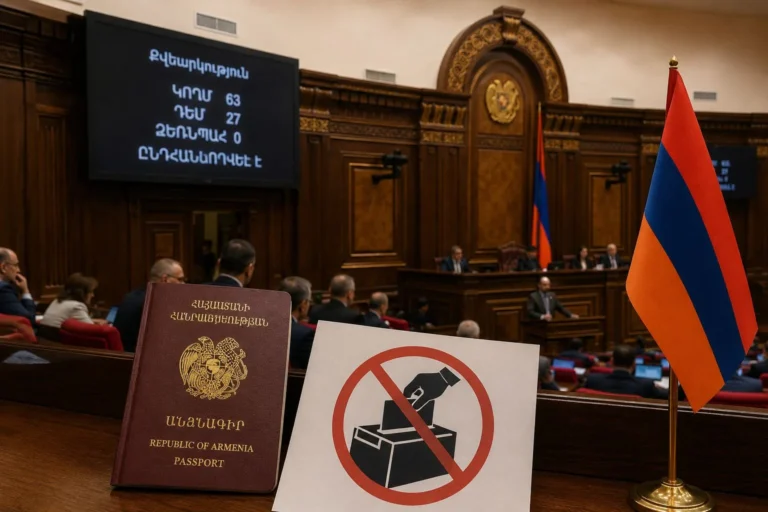 Армения ограничила голосование диаспоры на выборах - изображение 1